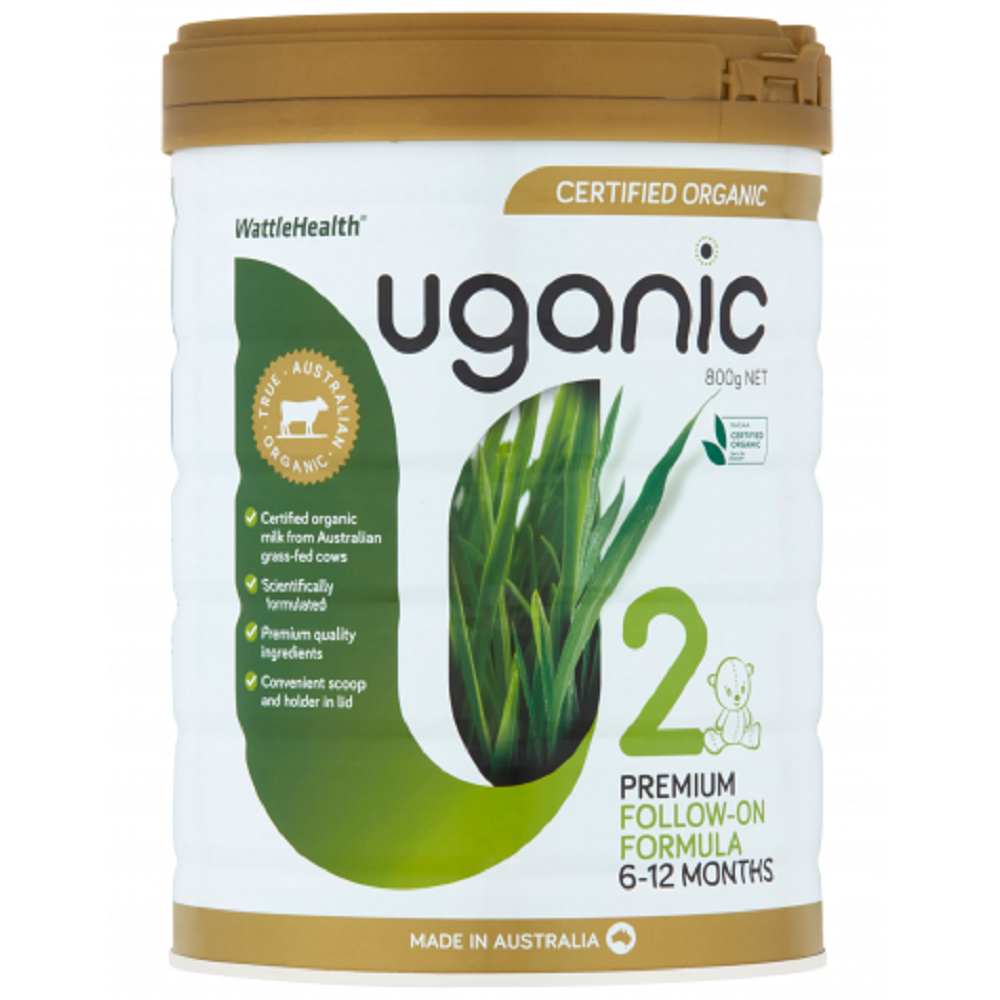 UGANIC Premium Organic Follow-on Formula Stage 2 - 800g (6-12 Months)